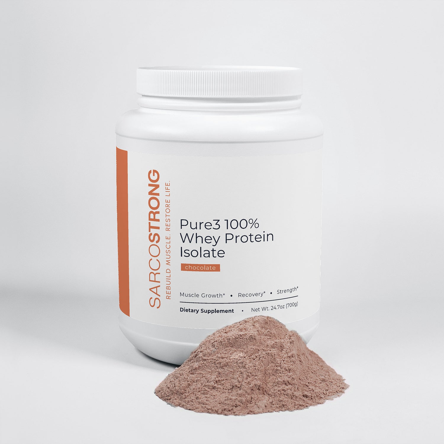 Pure3 100% Whey Protein Isolate (Chocolate)
